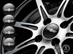 Mini Cooper Adesivi Cupola Resina Loghi Cerchio Gara